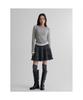 8seconds Check Frill Skirt Ash