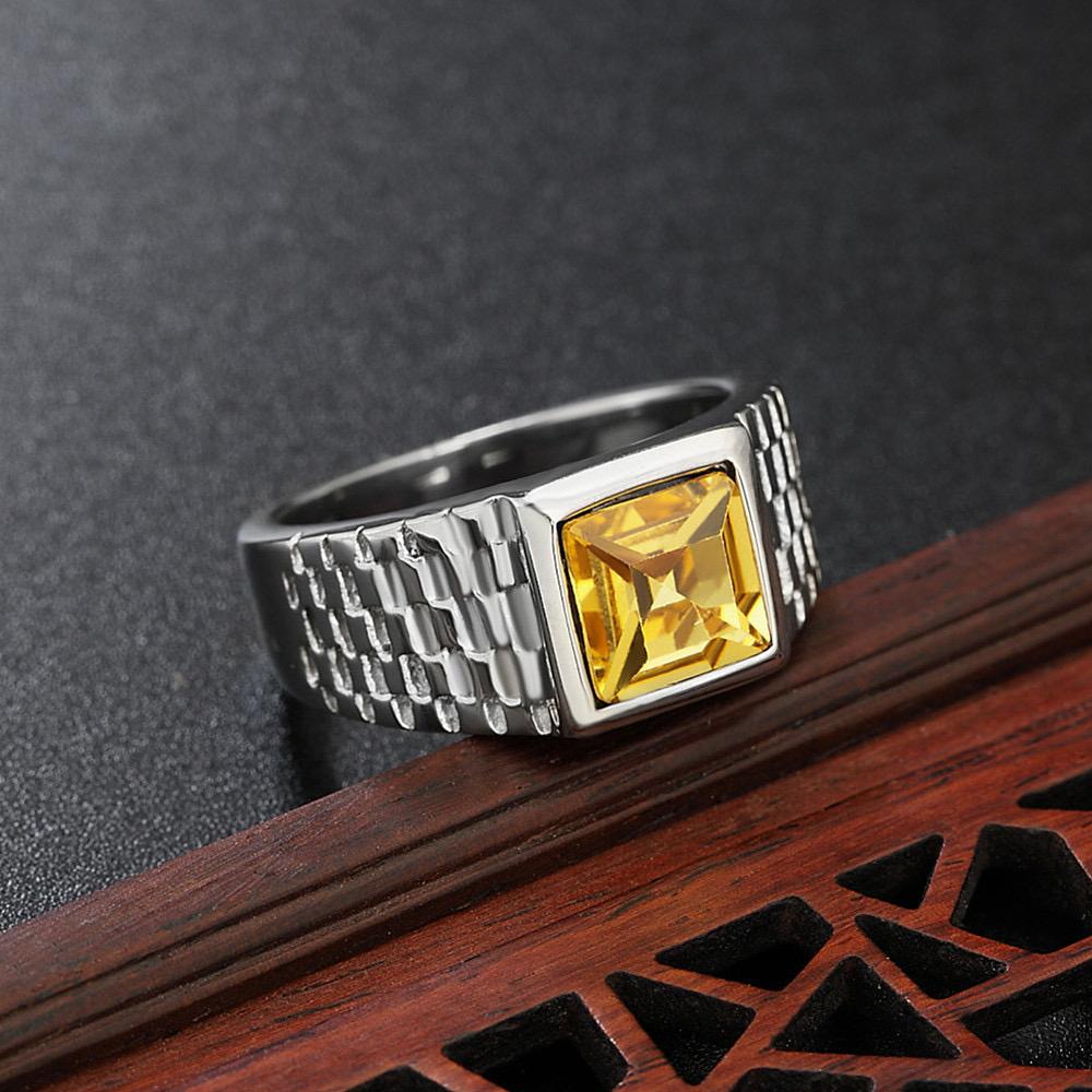 Men's/Women 316LStainless/Titanium Steel Gilded Rings Classic Fashion Trend High Quality Jewelry