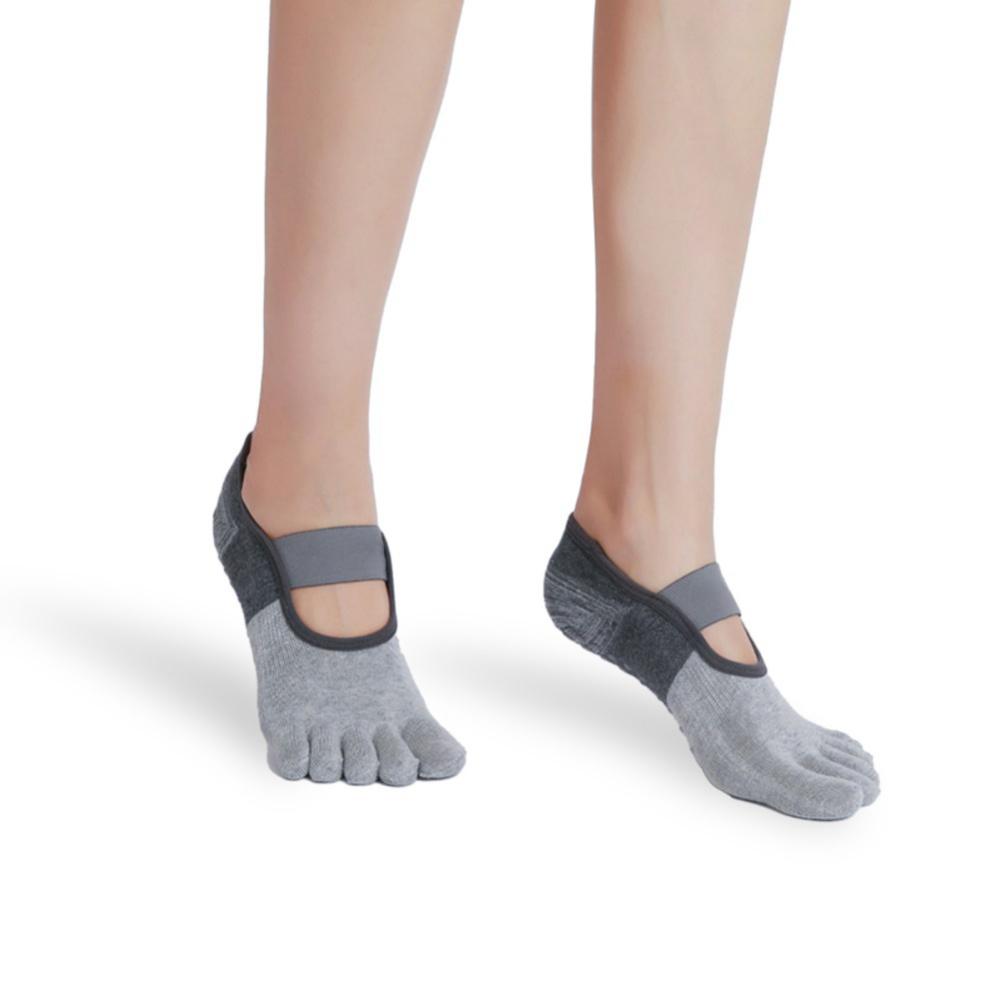 Bandage Yoga Socks Breathable Anti-Skid Pilates Socks for Yoga Pilates Ballet Barre Dancers Soft Women Cotton Socks