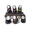 Resin Desktop Ornaments: Faceless Man & Miyazaki Cartoon Mini Landscapes