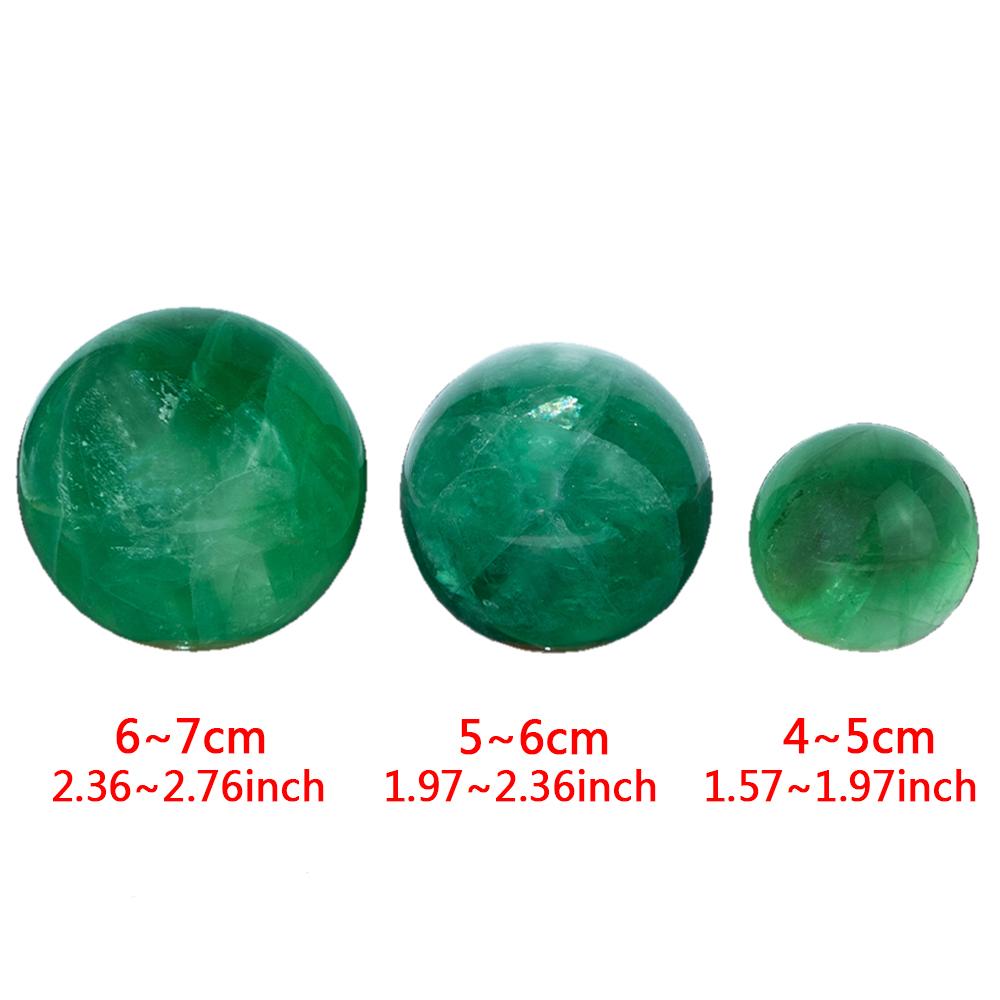 Sfera di Cristallo Grande Naturale Globo di Cristallo Fluorite Verde Regalo di Compleanno Artigianato di Pietra Sfera Fengshui Decorazione da Scrivania per la Casa Specimen
