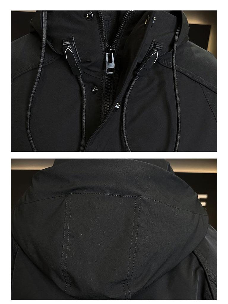 Men's High-End Hooded Winter Down Jacket 2025: Stylish, Warm, and Trendy Outerwear