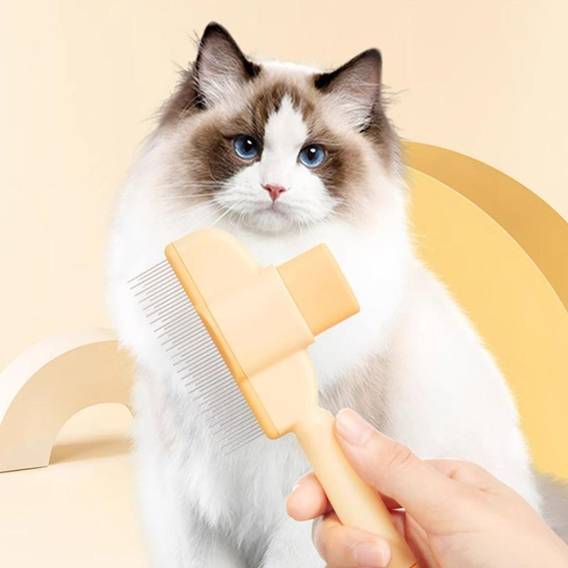 Cat Knotting Comb Pet Hair Remover Cat Self-Cleaning Comb Pet Dog Cleaning Tools Pet Supplies Grooming Fine-toothed