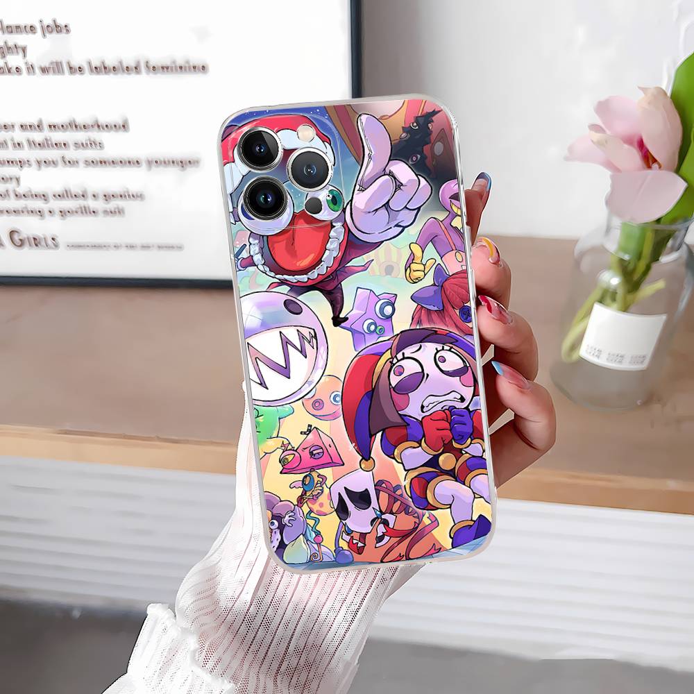 Drôle A-Amazing D-Digital C-Circus Pour IPhone 17 16 Pro 15 13 16e 11 12 14 17 Pro Max Coque antichoc anti-chute