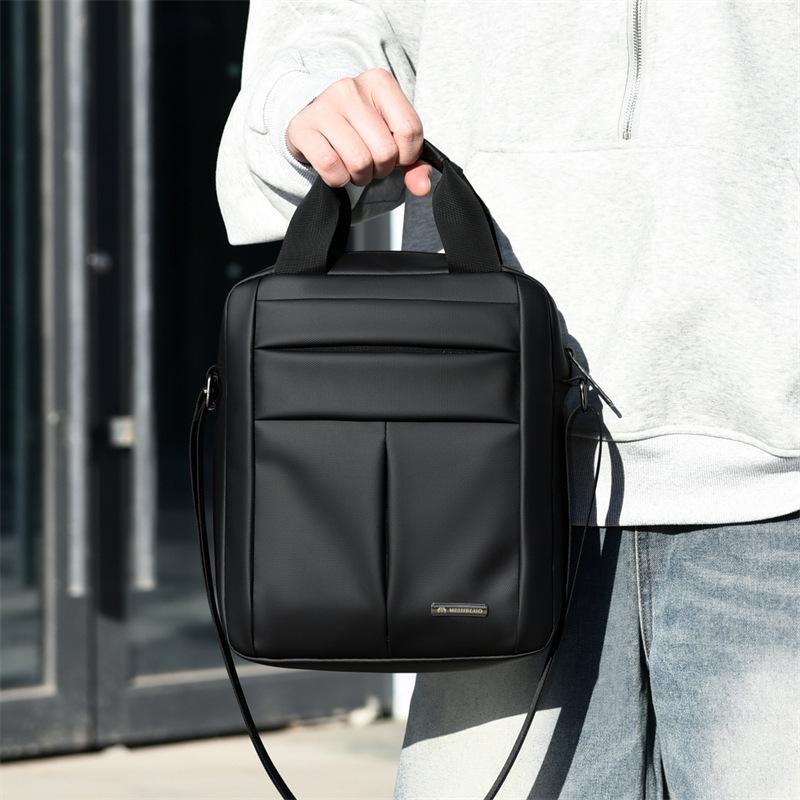2024 Trendy Men's Large-Capacity Crossbody Business Shoulder and Tablet Bag