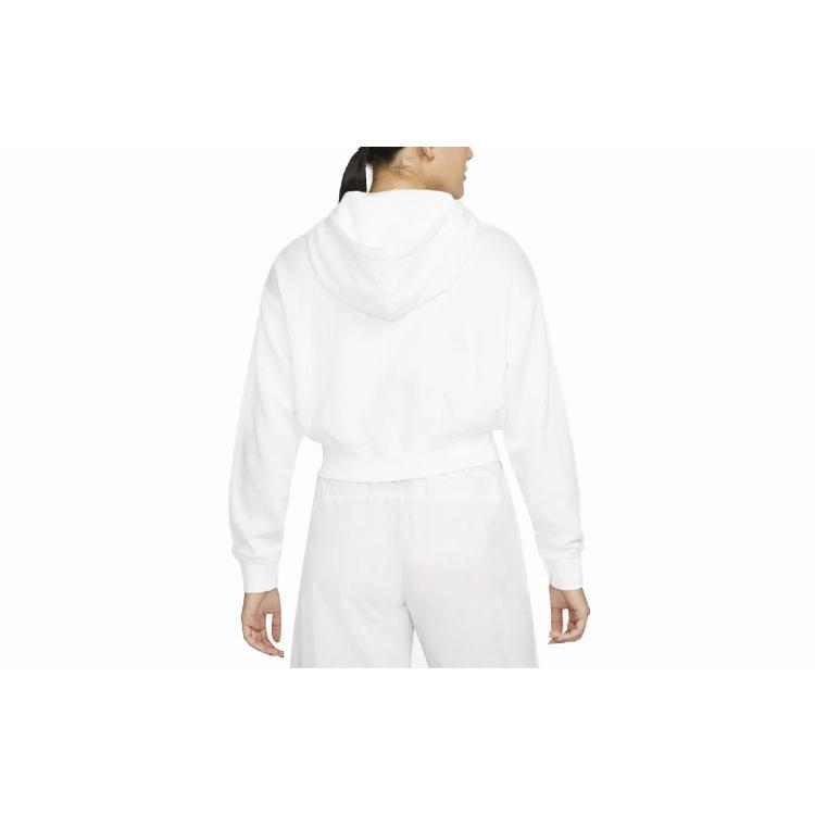 Nike Sweatshirts Women's White Hooded Moderate Regular DO7257-100
