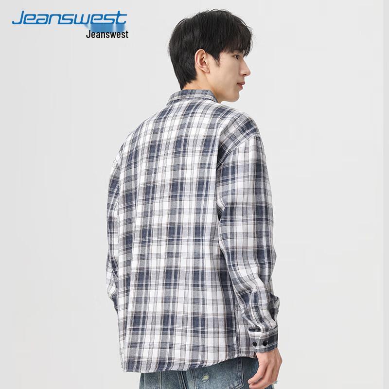 Jeanswest Men's Casual Plaid Shirt