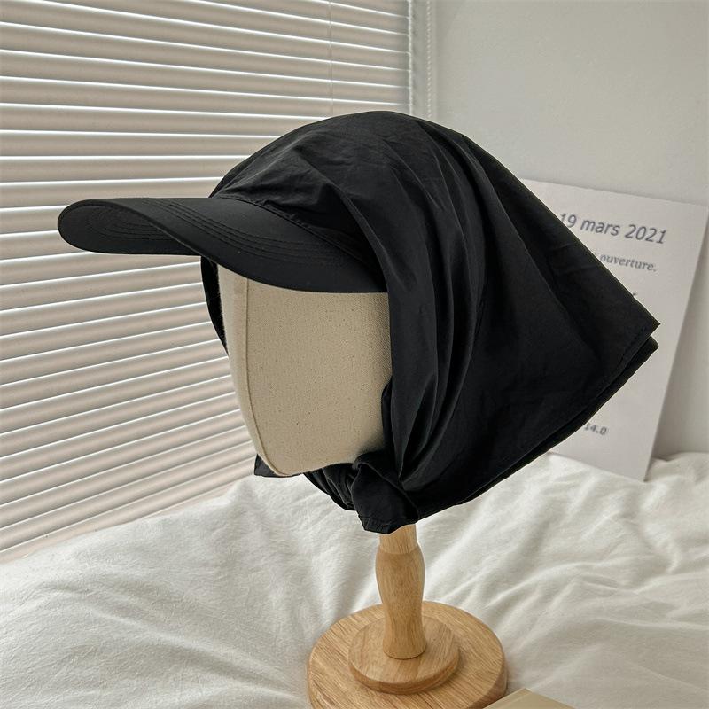 Fashionable And Versatile Quick Drying Headband Duckbill Hat Women'S Outdoor Sun Shading Hat Baseball Cap