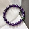 10Mm High Quality Grape Purple Natural Amethyst Bracelet Bracelet.