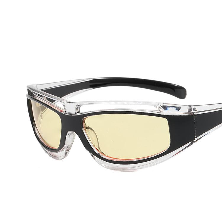 

Y2K Punk Sun Glasses For For Ladies Latest Summer Stylish Eye Glasses For Gents s Outdoors Athletic Sun Glasses For Drivers Shades Oculos De Sol As shown