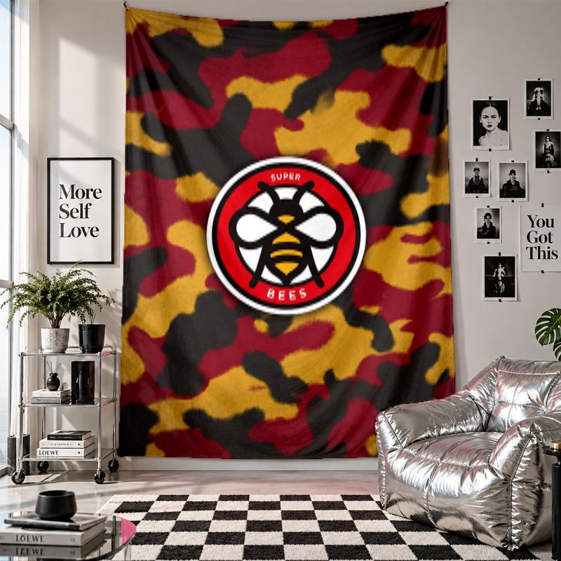 Arazzo da Parete Calcio Brentford Decorazione per la Casa Tessuto da Appendere a Parete per Camera da Letto Soggiorno Sfondo