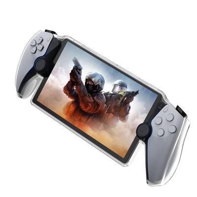 TPU Gaming Console Controller Sleeve Skin Anti-Fingerprint Transparent Game Machine Grip Shell Case for Sony Playstation Portal