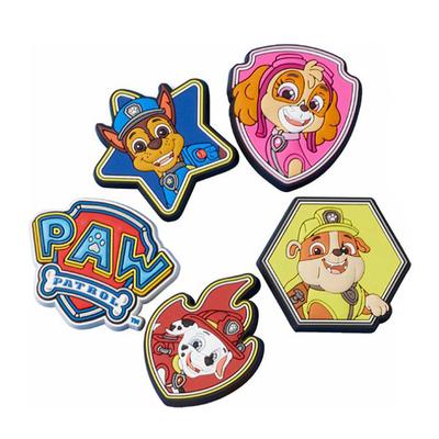 PAW Patrol Fünfteiliges PVC-Schuhzubehör Unisex Paar Mehrfarbig