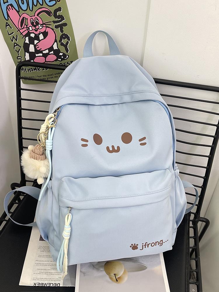 Schoolbag Japanese cute student schoolbag female backpack junior high school college student class commute fresh and lightweight campus backpack