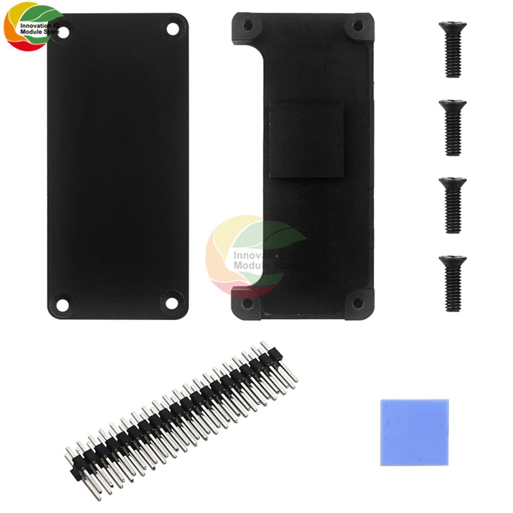 

for Raspberry Pi Zero 2W Aluminum Housing + Curved Pin Header or Straight Pin Passive Cooling Housing for Raspberry Pi Zero 2W