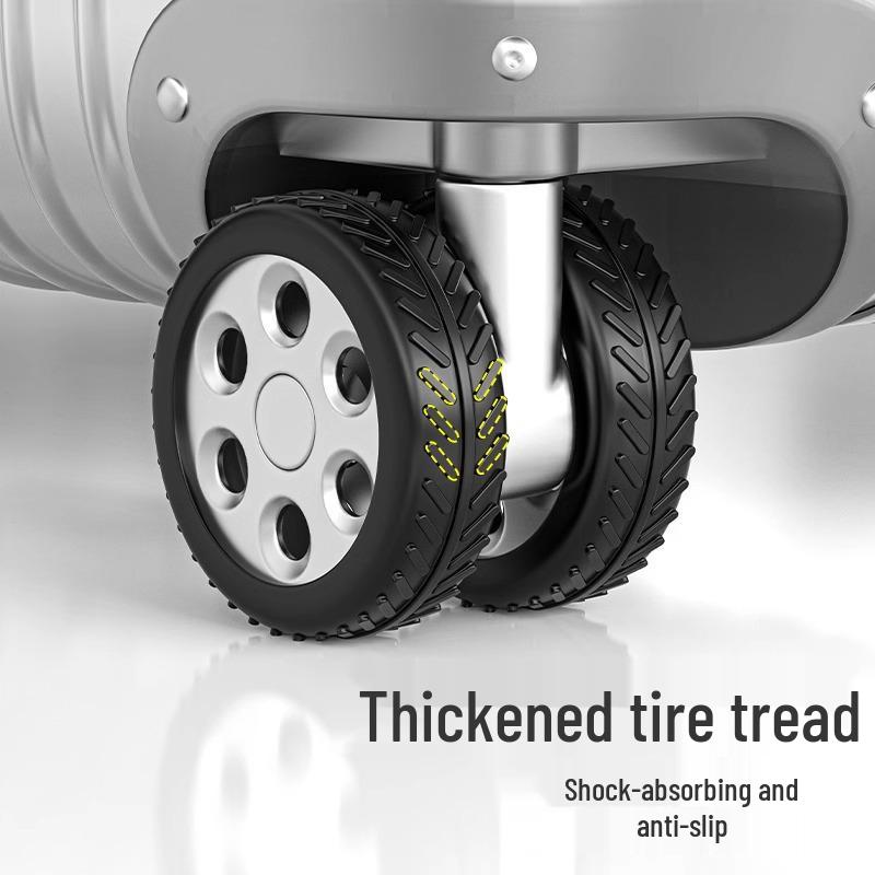 Silicone Silent Luggage Wheel Cover - Universal Replacement Accessory