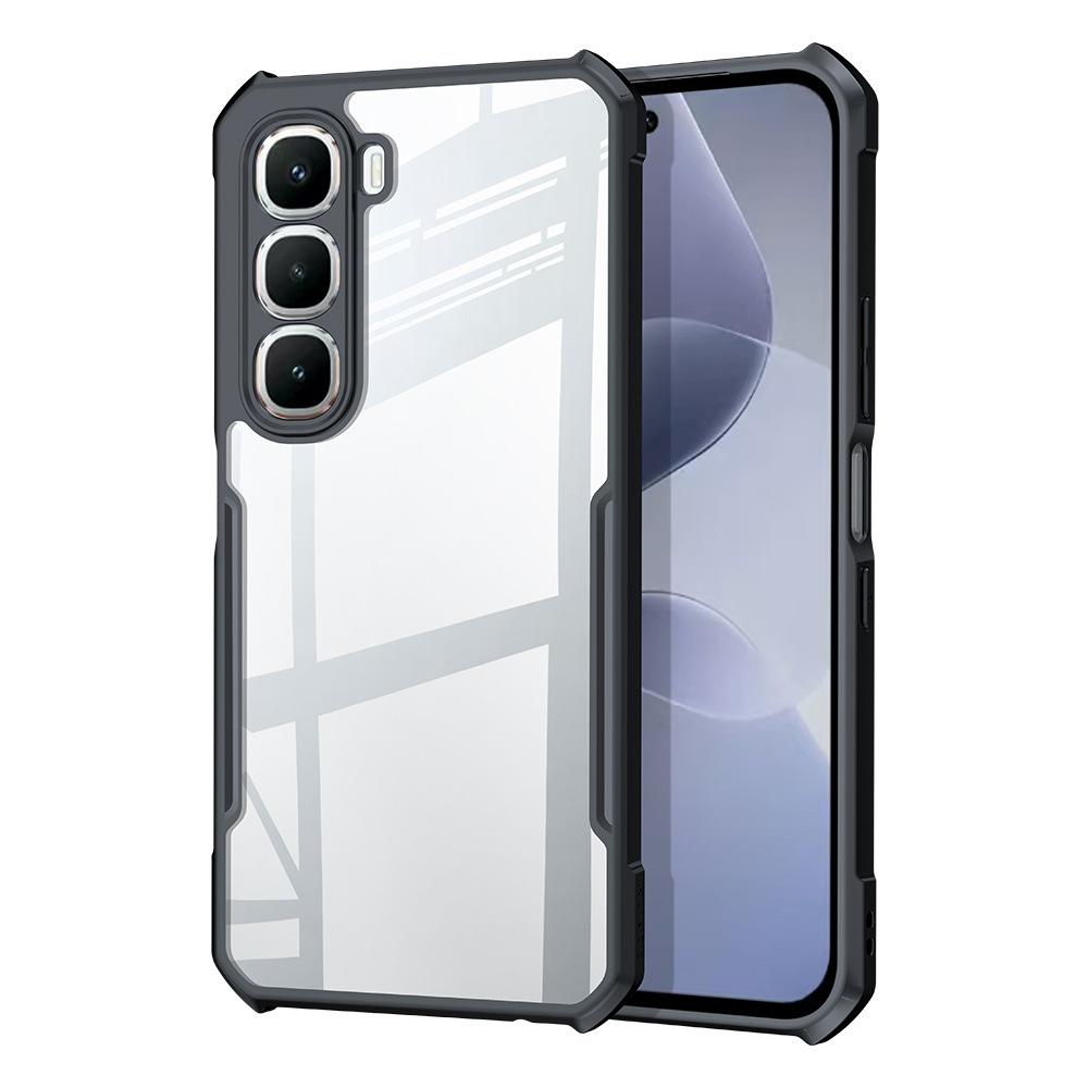 Case For Infinix Hot 50 60 60i Pro Plus Anti-Fall Airbag Corners Ultra Clear Fine Grip Bumper Back Cover