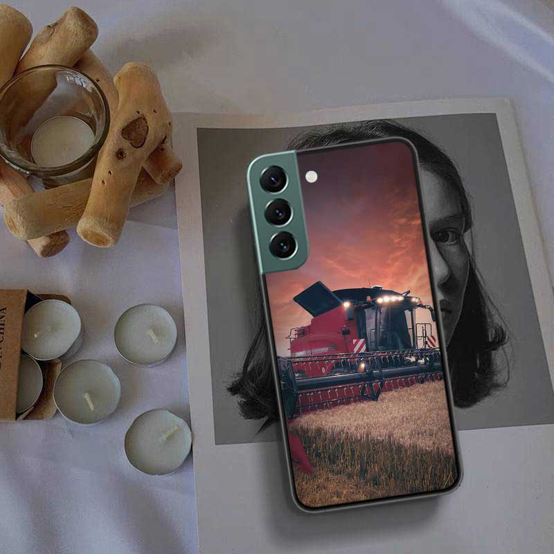 Farm Vehicle Tractor Phone Case For Samsung A16 A26 A36 A56 Galaxy A02S A12 A52S A13 A23 A33 A53 A54 A34 A24 A14 A22 A32 A42 A72
