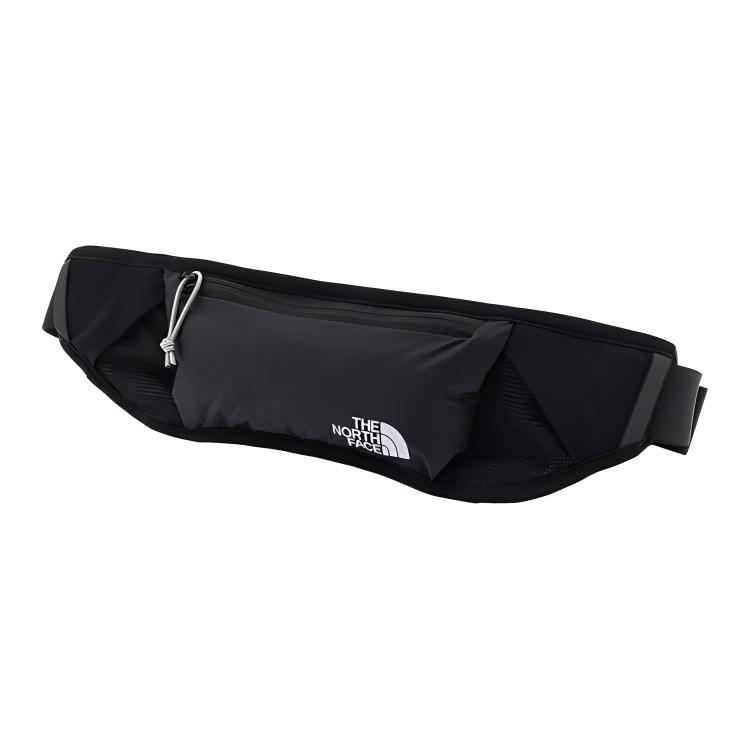 The North Face 0.6L Logo Zipper Waist Bag Outdoor Unisex Waist Bag Black NF0A81E2KY4