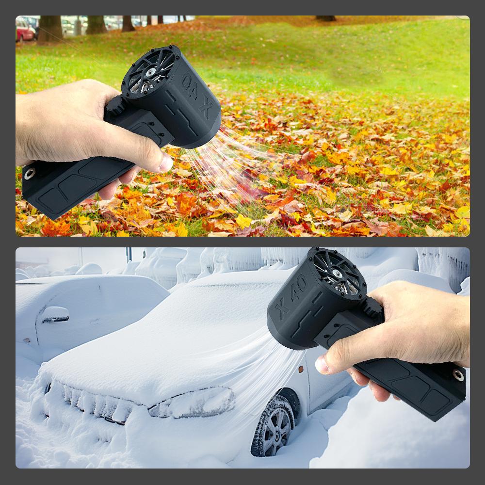 X40 Powerful Blower 40mm Brushless Motor Turbo Violent Fan Thrust 600g Large-Sized Brushless Motor, Car Drying, Leaf Sweeping To