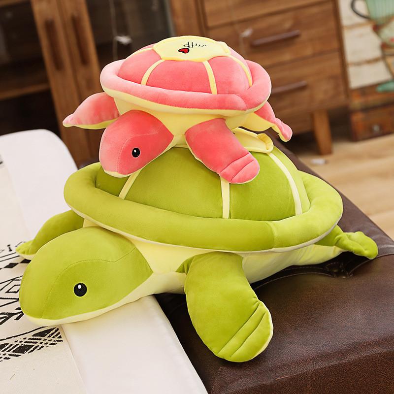Shaped Adorable Heart Turtle Plush Toy Soft Down Cotton Sleep Kids Gift Doll