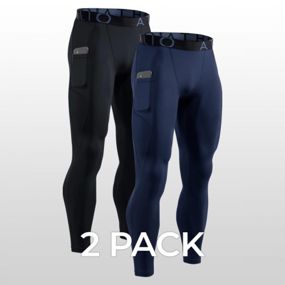 

Длинные брюки TSLA, комплект из 2 длинных брюк с карманами под слоем, AO-BLP45