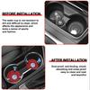For VOLKSWAGEN VW 2Pcs Anti-Slip Car Silicone Coaster For Volkswagen Vw Tiguan Jetta Mk6 Scirocco Polo Touran Golf Auto Interior