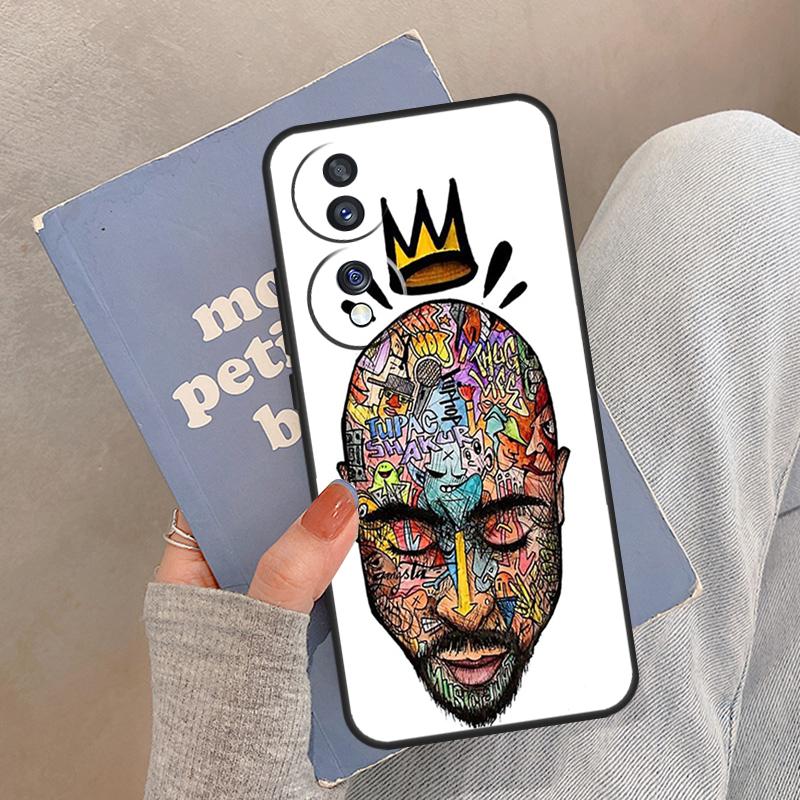 2Pac Tupac Rapper Singer Case For Honor Magic 8 7 6 5 Pro Cover For Honor 400 200 X9c X9b X9a X8a X8b 50 70 90 Lite