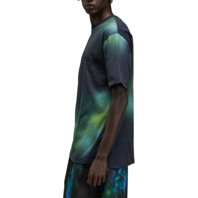 Y-3 All Over Print Tee Multicolor Unisex Tops Multi-Color JL6880
