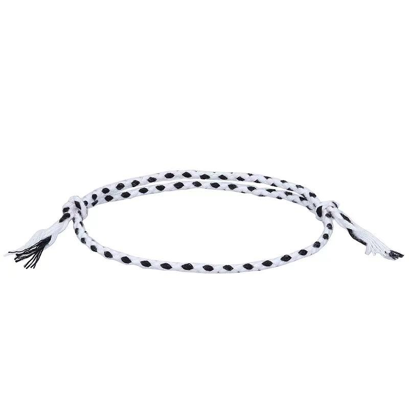 Boho Four Strand Color Handmade Waterproof Woven Thread Wrap Bracelet Simple Rope Knot Bracelet Friendship Bracelets