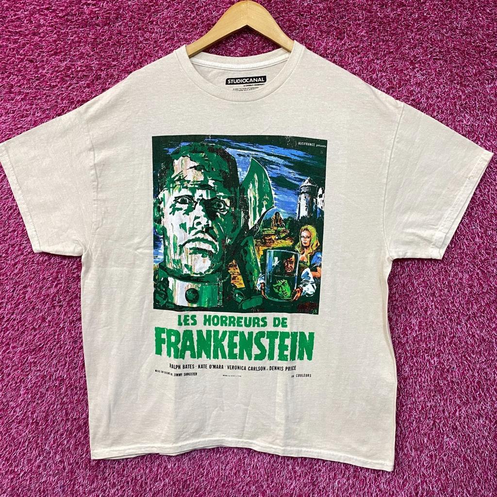 Les Horreurs de Frankenstein Film Vintage Style Poster T-Shirt