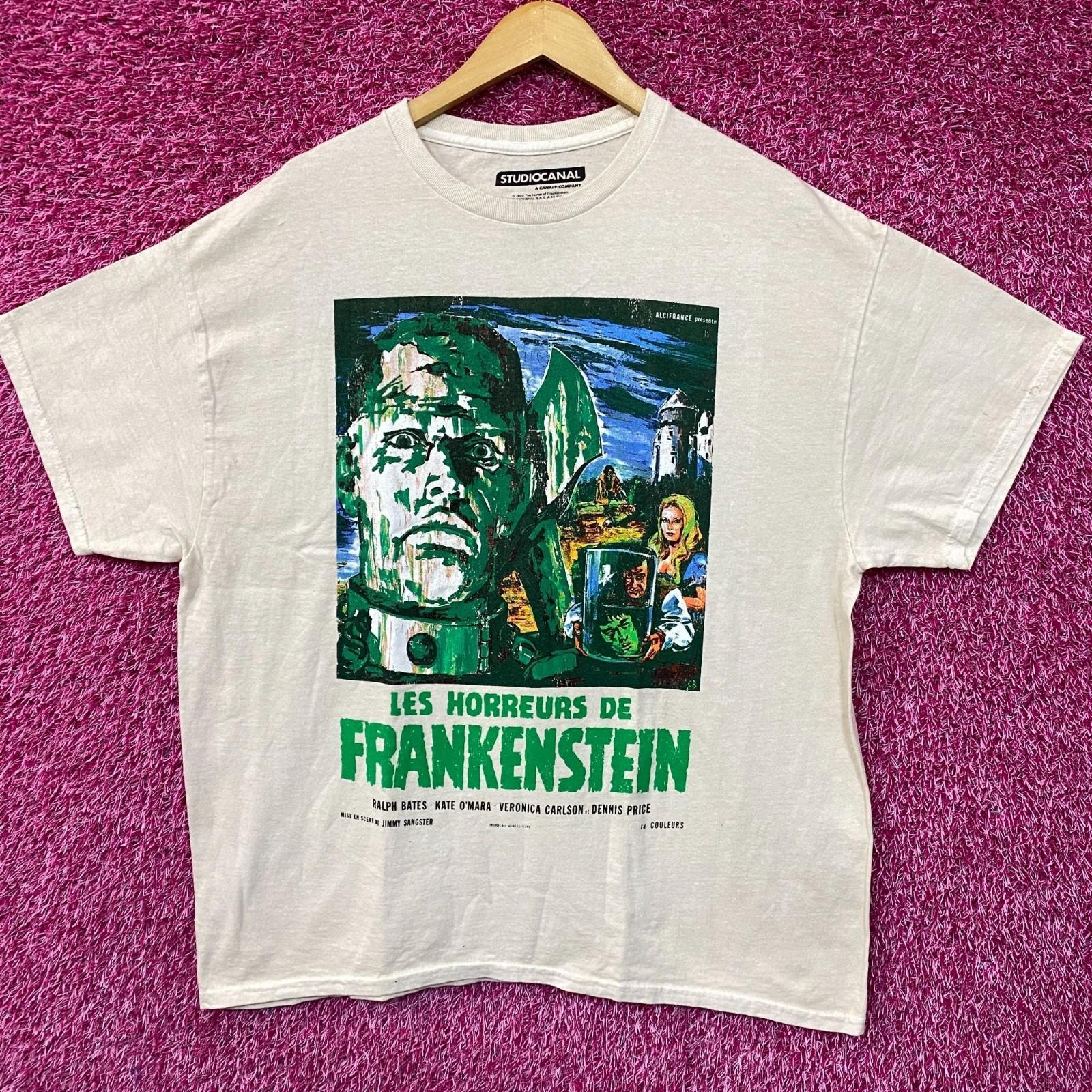 Les Horreurs de Frankenstein Film Vintage Style Poster T-Shirt S