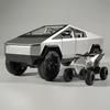 1/24 Tesla Cybertruck SUV Off Road Alloy Diecast Metal Model Boutique Decorations Trendy Toys Ornaments Holiday Gift for Boyfriend Boy