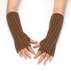 1 Pair Hot Winter Autumn Knit Arm Warmer Women Girls Long Winter Mittens Wrist Warmer Female Gloves