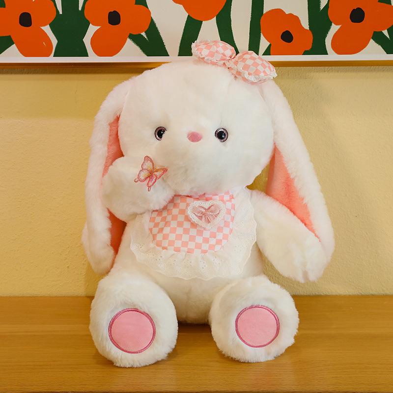 Cute Rag Doll Good Night Sweetheart Lop-eared Rabbit Plush Toy Doll Girl Throw Pillow Children Doll Gift