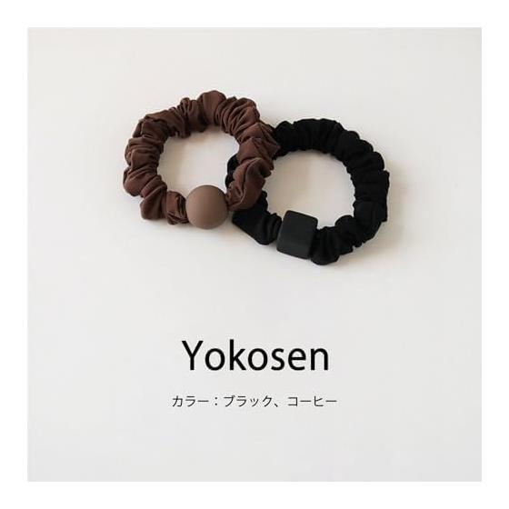 Hair Ties, Scrunchies, Black, Brown, Rubber Bands Set of 2, Stylish, Hair Ties, Women's, Thick, Non-marking Hair Ties, Easy to Stretch, Hair
