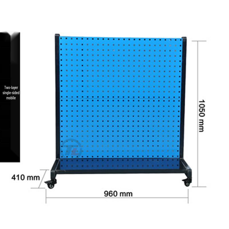 Dual-Sided Tool Pegboard Display & Storage Rack