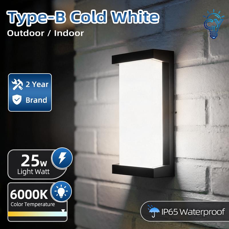 Led Outdoor Wall Light Ip65 Waterproof Wall Lamp Led Outdoor Lighting Porch Lights For Balcony Home Garden Light Bedroom 85-220V