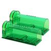 Smart Self-locking Mousetrap Safe Firm Transparent Household Mouse Catcher Control Cage Reusable Mice Rodent Catcher Rat Traps