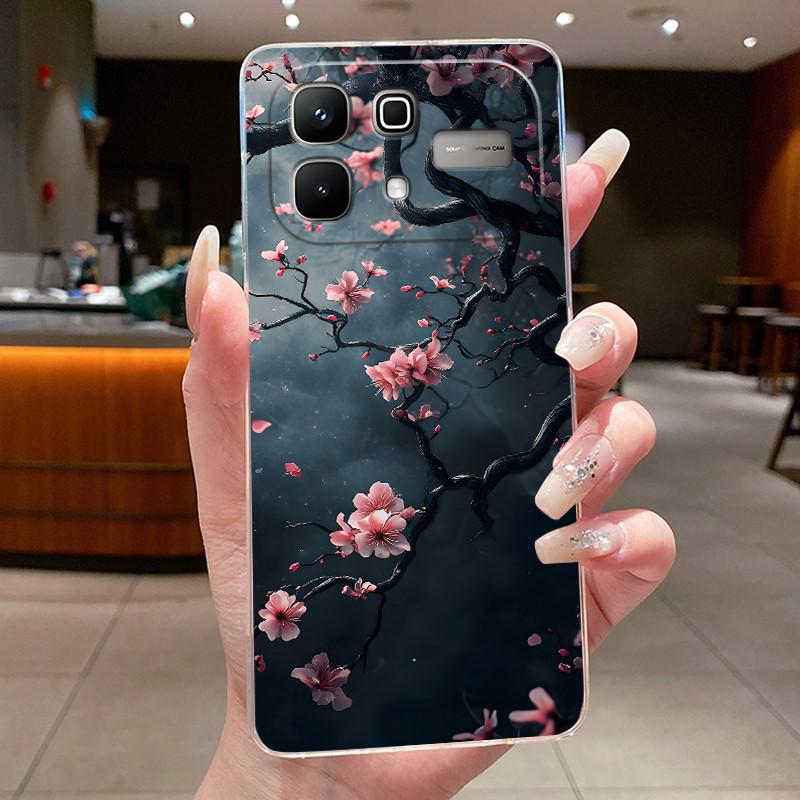 

For Infinix Note 60 Pro 5G Case X6878 X6879 Luxury Fashion Butterfly Flower Clear Silicone Cover for Infinix Note60 Bumper Shell Infinix Note 60 Pro