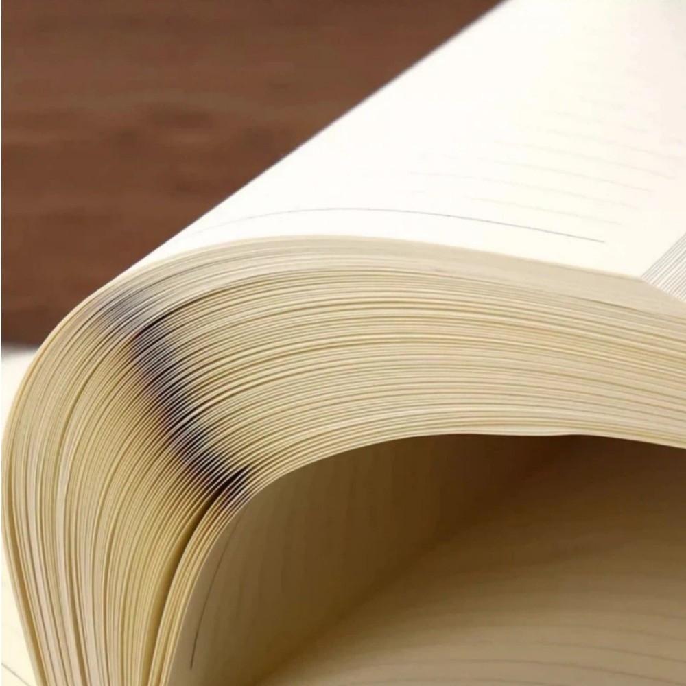 200 Pages PU Leather Notebook with Golden-Tone Tassel Meeting Notebook Office Stationery