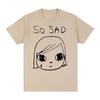 Summer Fashion Trendy Tee Yoshitomo Nara Sad Vintage T-shirt Japan Party Cotton Men T shirt New Tee Tshirt Men Womens Tops