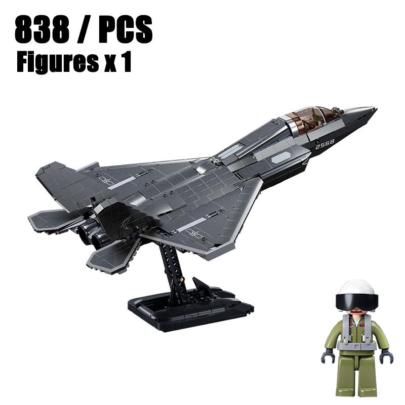 2024 Sluban WW2 Military Russia Air Weapon Mi-24 Attack Helicopters Hind Model Building Blocks Classics Fighter Bricks Plane Toy