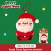 Christmas Plush Toy Hanger Christmas Tree Decoration Santa Claus Backpack Keychain Hanger Penguin Small Pendant