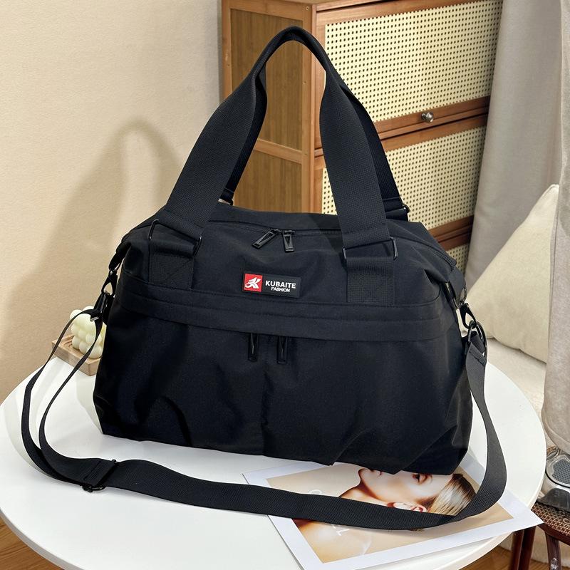 

Простая дорожная сумка для мужчин и женщин, для отдыха, для работы, портативная дорожная сумка для пикника на открытом воздухе, простая сумка для хранения чёрный