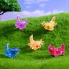 6 Pièces Mini Figurine Axolotl en Résine Modèles Miniatures d'Axolotl Ornement Minuscule Axolotl Scintillant pour Artisanat DIY Jardin Féerique Paysage Maison de Poupée Plante en Pot