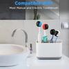 4pcs Helmet Toothbrush Covers Caps, Toothbrush Head Protector for Household Travel, Fits Most Manual and Electric Toothbrushes