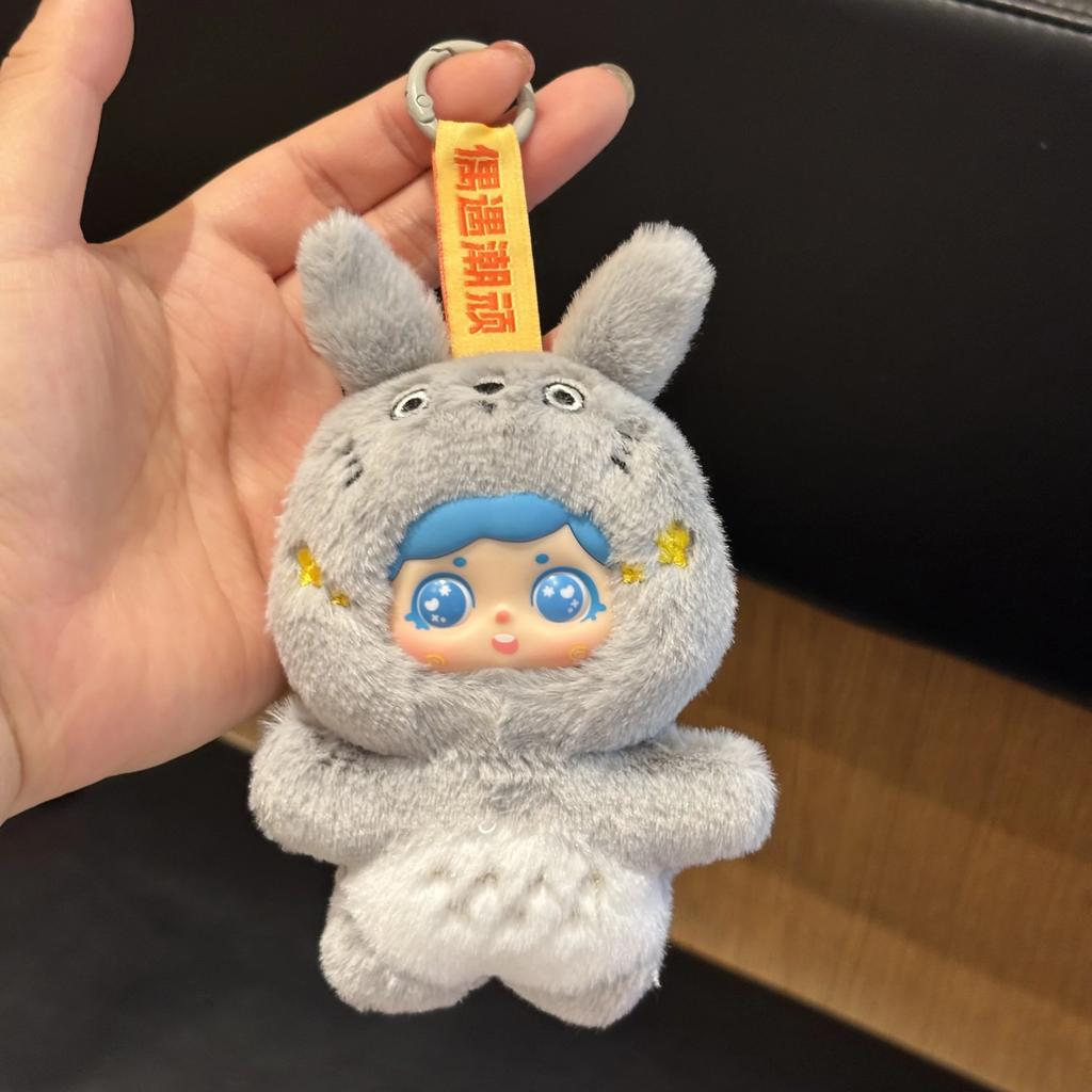 Niedlicher Vinyl-Anhänger Plüschpuppe Spielzeug Taschenanhänger Dekorative Verzierung Plüschtier Mädchen Geburtstagsgeschenk