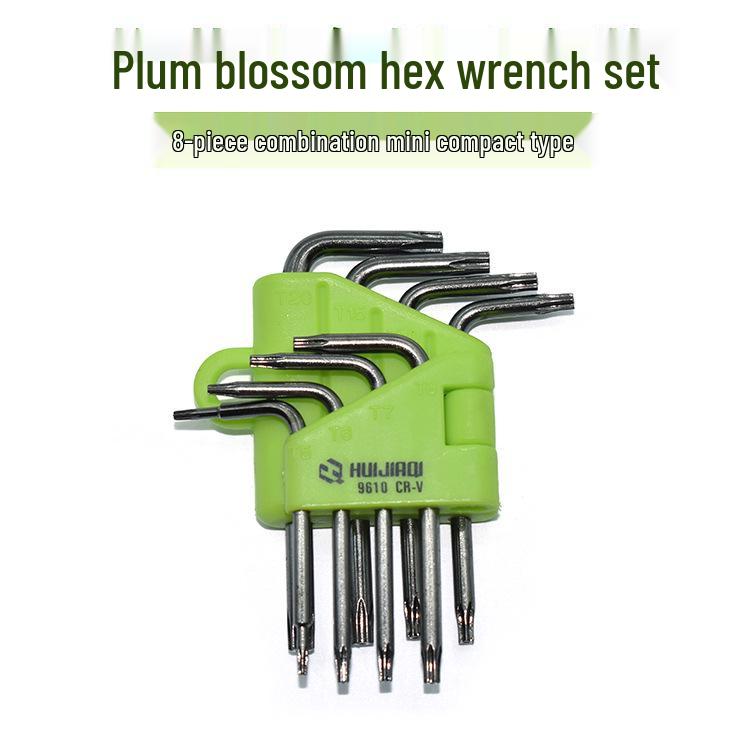 8-Piece Inner Hex Key Set for Hard Drive Disassembly and Repair
