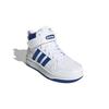 Adidas Neo Postmove Abrasion Resistant Mid Top Children's Basketball Shoes White Kids Sneakers GW0456
